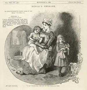 Waits Prints: Nursemaid in Nursery