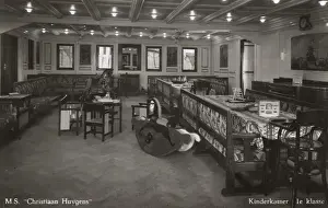 Playroom Prints: Nursery on board MV Christiaan Huygens ocean liner