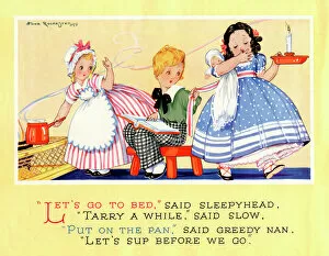 Childhood Collection: The nursery rhyme Lets go to bed