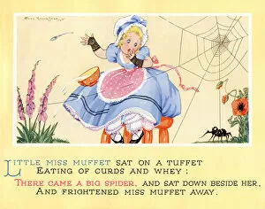 The nursery rhyme, Little Miss Muffet