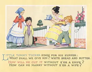 Rhyme Prints: The nursery rhyme, Little Tommy Tucker