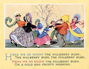 Bush Prints: The nursery rhyme, The Mulberry Bush
