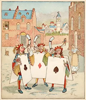 Steal Prints: Nursery, rhyme, The Queen of Hearts, Caldecott, 4 of 8