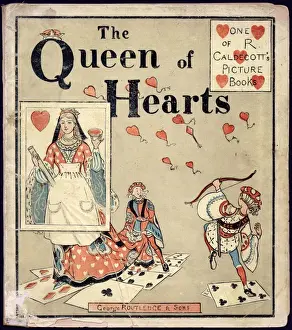 Caldecott Prints: Nursery, rhyme, The Queen of Hearts, Caldecott