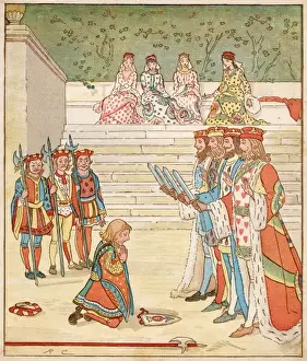 Steal Prints: Nursery, rhyme, The Queen of Hearts, Caldecott, 8 of 8