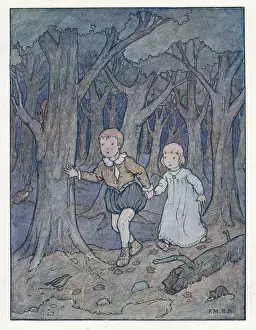Frightened Prints: Nursery Rhymes -- Babes in the Wood