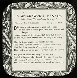 Childhoods Prints: Nursery Rhymes - Childhoods Prayer