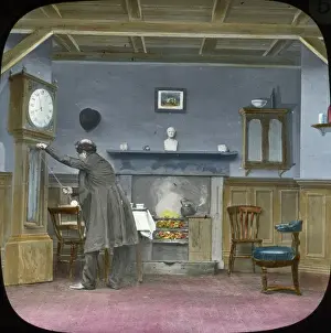 Grate Prints: Nursery Rhymes - Dan opens the clock