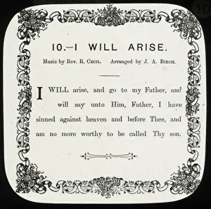 Arise Prints: Nursery Rhymes - I Will Arise