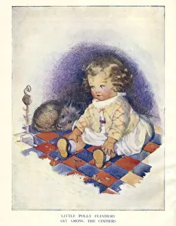 Flinders Prints: Nursery Rhymes -- Little Polly Flinders
