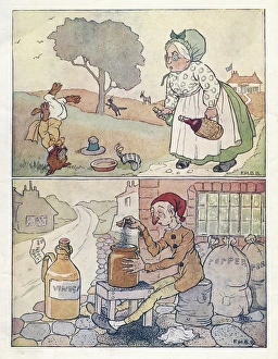 Acrobatics Gallery: Nursery Rhymes -- Old Mother Hubbard, Peter Piper