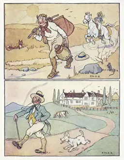 Nursery Rhymes -- two travelling scenes