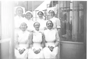 Britain British Nurse Nurses Medicine Prints: Nurses at Highgate Hospital