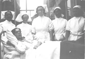 Wellbeing Prints: Nurses at patients bedside