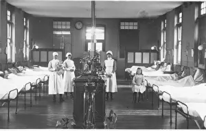 New Images July 2020 Prints: Nurses and patients in ward