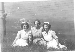 New Images July 2020 Prints: Two nurses and woman in mufti