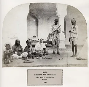 Nuts, jugglers and accrobats, India