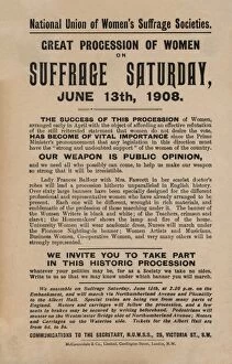 Frances Gallery: N.U.W.S.S Suffrage Saturday June 1908