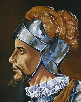 NUхZ DE BALBOA, Vasco (1475-1517). Spanish discoverer