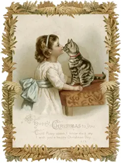 Pussy Prints: Nuzzling Pussy at Xmas