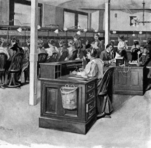Images Dated 23rd January 2018: NY TELEPHONE EXCHANGE