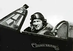 Hurricane Prints: O Brian, Peter, RAF pilot, later Grp Capt in Hurricane