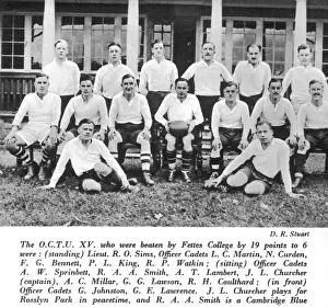 Rugby Prints: O. C. T. U. Rugby Team
