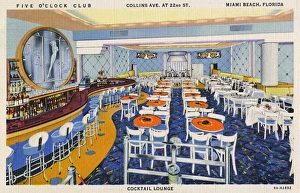 Décor Gallery: Five O Clock Club, Miami Beach, Florida, USA