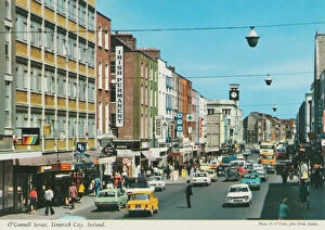 Card Gallery: O Connell Street, Limerick City, Republic of Ireland