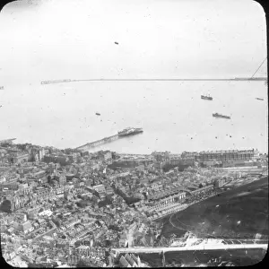 Simmonds Prints: O E Simmonds aerial view of Dover