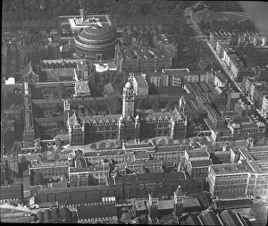 Simmonds Prints: O E Simmonds aerial view of Royal Albert Hall