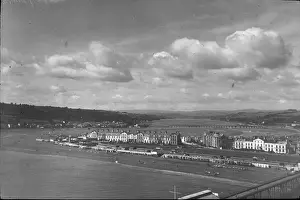 Simmonds Prints: O E Simmonds aerial view of Teignmouth Devon