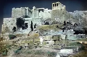 Athena Prints: O E Simmonds view of the Temple of Athena Nike