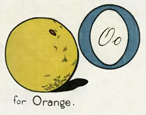 Kiddiewiddies Prints: O for Orange