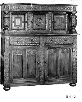 Dresser Prints: Oak dresser