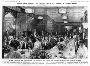 Panelled Gallery: The oak-panelled banqueting room at Kettner s