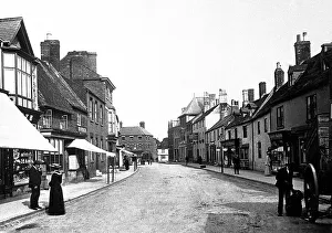 Rutland Prints: Oakham High Street early 1900s