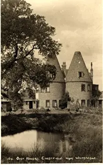Herne Prints: Oast Houses, Chestfield, Kent