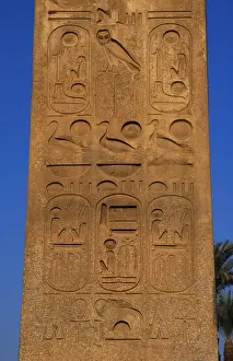Obelisk of Ramses II. Detail. Luxor. Egypt