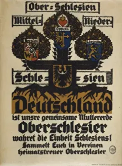 Deutschland Prints: Ober-Schlesien, Mittel-Schlesien, Nieder-Schlesien, Deutschl