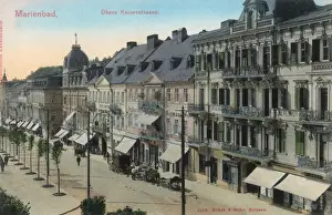 Marienbad Prints: Obere Kaiserstrasse, Marienbad, Bohemia