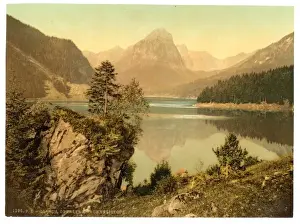 Obersee and Brunnelistock, Glarus, Switzerland Obersee