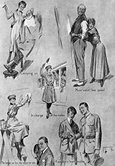 Flirtatious Gallery: No Objection Taken - womens war work, 1916