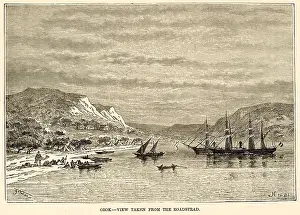 Roadstead Prints: Obock, Djibouti, West Africa: view from the roadstead Date: circa 1875