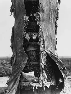 Camouflaged Prints: Observation post 1918