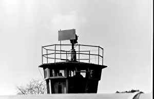 Observation tower near Berlin Wall, Berlin, Germany