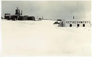 Nevis Prints: Observatory and Refreshment hut at the summit of Ben Nevis