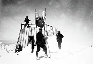 Mont Prints: Observatory on the summit of Mont Blanc, Victorian period