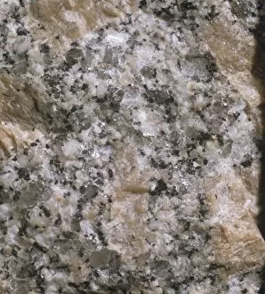 Observing structure of rock