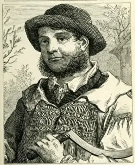 Sickle Prints: Occupations 1882 - English Farm Labourer